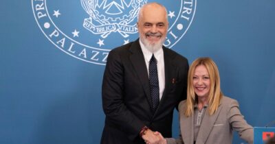 Copertina di Italia-Albania, Meloni ora esulta per l’ok dell’Ue che ancora non c’è