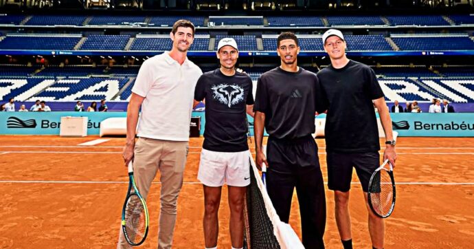 Sinner e Nadal al Bernabeu per un doppio “galattico”: Florentino Perez fa il giudice di sedia