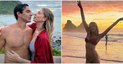 Copertina di Alessia Marcuzzi va a trovare il fidanzato Tiago Schietti in Brasile e lo presenta sui social: ecco chi è