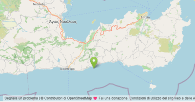 Copertina di Terremoto sull’isola di Creta: scossa di magnitudo 5.8 a 15 km di profondità vicino a Lerapetra