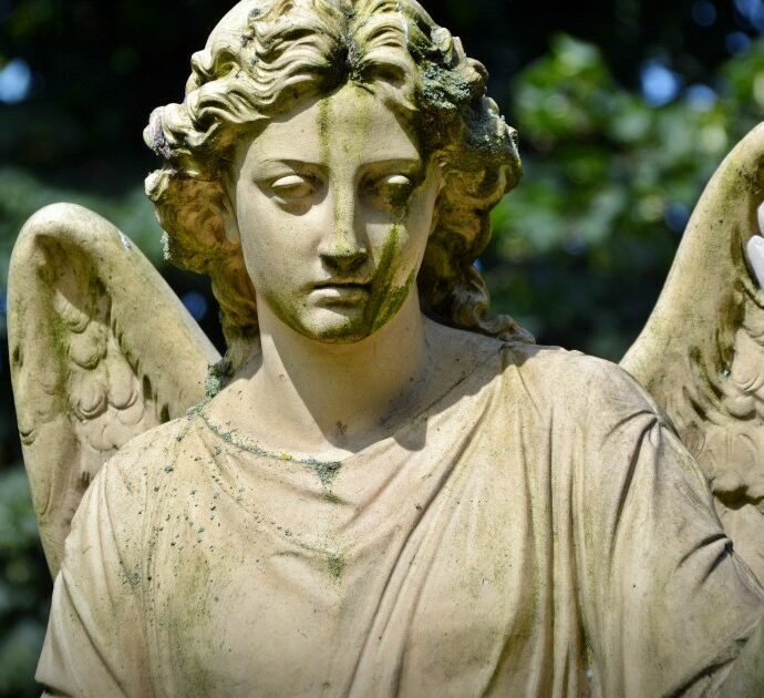 “Nel mondo, corpo crivellato di proiettili e idiozia, l’Angelo rompe in un pianto a dirotto”