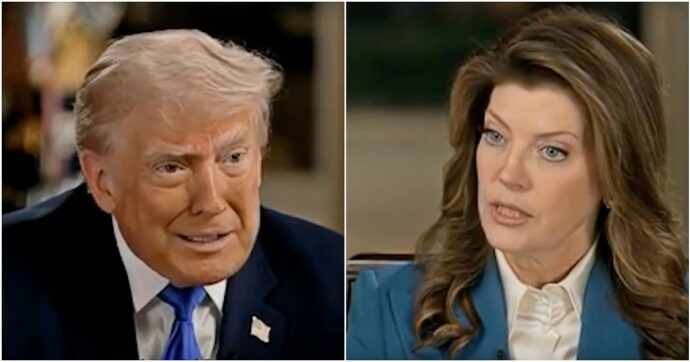 Trump sbotta con la giornalista della Cbs: “Non sono né un pedofilo, né uno stupratore. Sei una persona orribile”