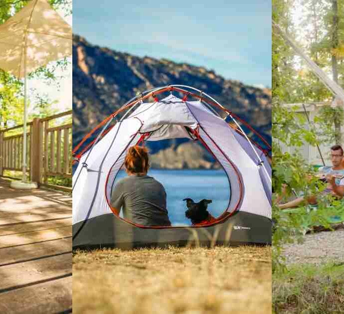 Le vacanze (low cost) in camping sono il trend della primavera e dell’estate 2026: la nostra guida ai campeggi più belli e suggestivi da provare