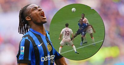 Copertina di “Fatti i fatti tuoi”: il presunto dialogo al Var sul rigore non fischiato a Bisseck in Inter-Roma. L’audio non c’è