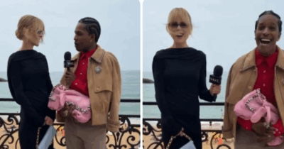 Copertina di “Se fossi te per un giorno? Bacerei tua moglie Rihanna”: Nicole Kidman scherza con A$AP Rocky e il video è virale