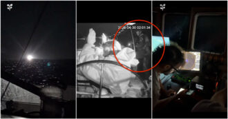 Copertina di Il video dell’abbordaggio della Flotilla: la Marina israeliana armata sulle navi, gli attivisti con le mani in alto