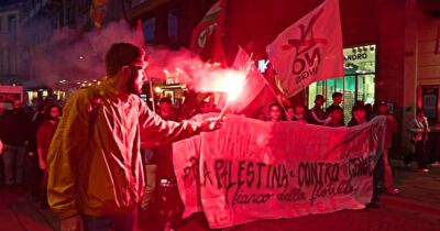 Copertina di Napoli, il corteo a sostegno della Flotilla: “Atto di pirateria da parte di Israele”