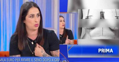 Copertina di “Vivo un incubo da tre anni, ho speso 8mila euro per un intervento al seno e oggi non posso nemmeno andare al mare”: la storia di Angie Cozzolino