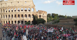 Copertina di Al Colosseo il grande corteo per la Flotilla: “L’Italia sospenda i rapporti militari con Israele”