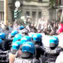 Copertina di Gli autonomi si staccano dal corteo di Torino, scontri con la polizia davanti all’ex centro sociale Askatasuna