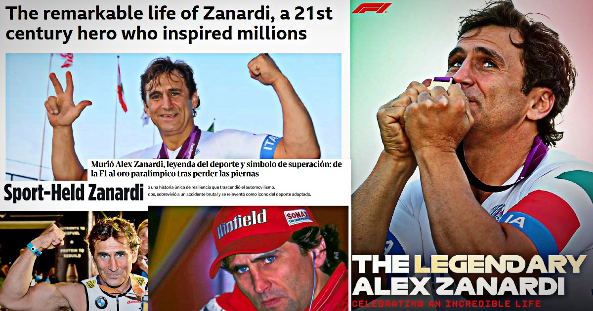 Addio Zanardi, l’omaggio dalla stampa di tutto il mondo: “Un eroe”. Anche la F1 a Miami osserva un minuto di silenzio