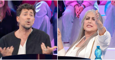 Copertina di “Non capisci niente, sei ignorante”: ad Amici 25 Emanuel Lo attacca Alessandra Celentano poi sviene (per finta). Maria De Filippi: “Mi è preso un colpo!”. Doppia eliminazione: Gard e Riccardo
