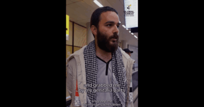 Copertina di Flotilla, la denuncia di un attivista olandese: “I soldati israeliani mi hanno tolto i pantaloni e afferrato per i genitali”