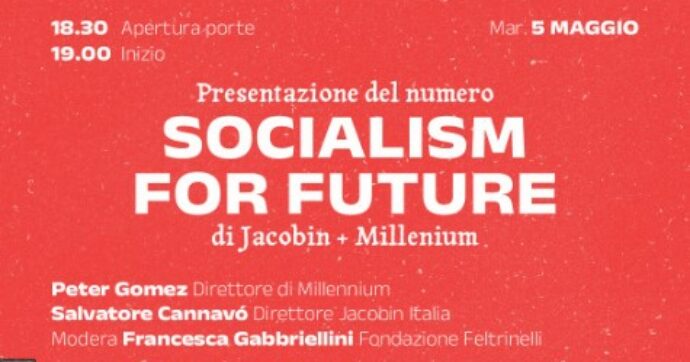“Socialism for future”: MillenniuM e Jacobin Italia insieme per parlare di disuguaglianze. A parlare Gomez e Cannavò