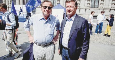 Copertina di Calenda, Gori&C., prove di larghe intese al raduno per la Ue: “La Russia ci invade”