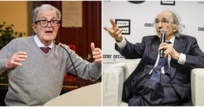 Copertina di “Romano Prodi porgeva l’altra guancia, ma doveva provare la voglia di schiaffeggiare Silvio Berlusconi. L’ho aiutato nella campagna elettorale del 1996”: così Vittorino Andreoli