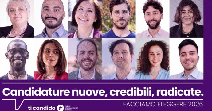 Amministrative, il Forum disuguaglianze sostiene 12 candidati: “Mettono al centro giustizia sociale e ambientale, sono agenti di cambiamento”