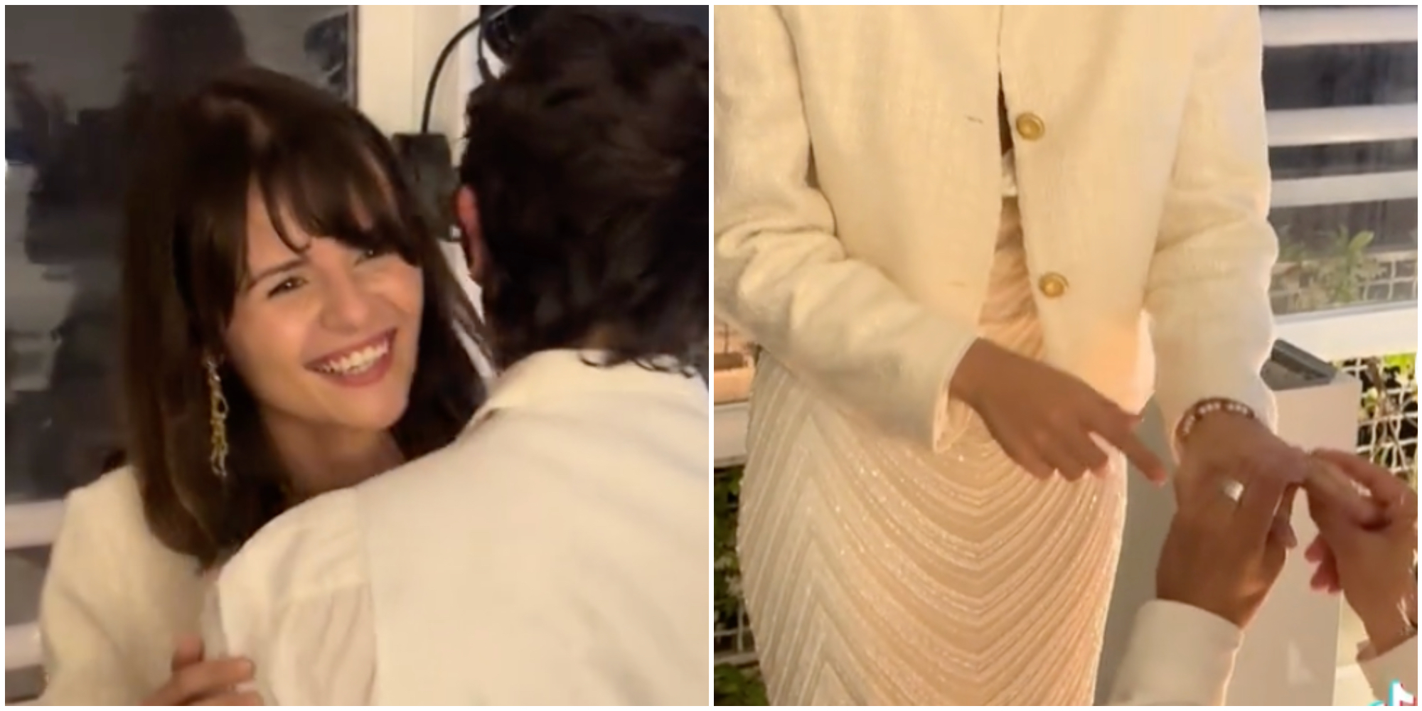 Martina Attili e Pierdavide Carone fotografati insieme