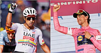 Copertina di Giro d’Italia, Narvaez beffa tutti in volata e vince la 4° tappa. Ciccone si prende la maglia rosa