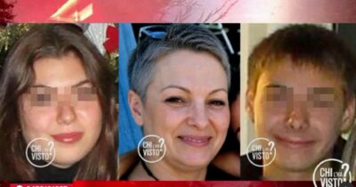 Copertina di Ritrovati la donna  e i due figli  scomparsi