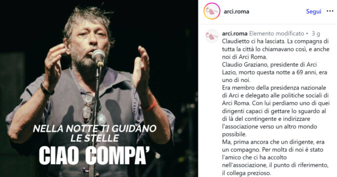 Addio a Claudio Graziano, una vita dedicata a pace e immigrazione