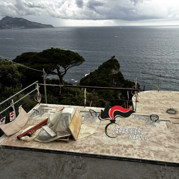 Sting nei guai in Costiera Sorrentina: sequestrato il cantiere nella villa a Massa Lubrense