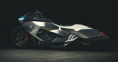 Copertina di Bmw Motorrad Vision K18 Concept, la maxi concept modellata sul design aeronautico – FOTO