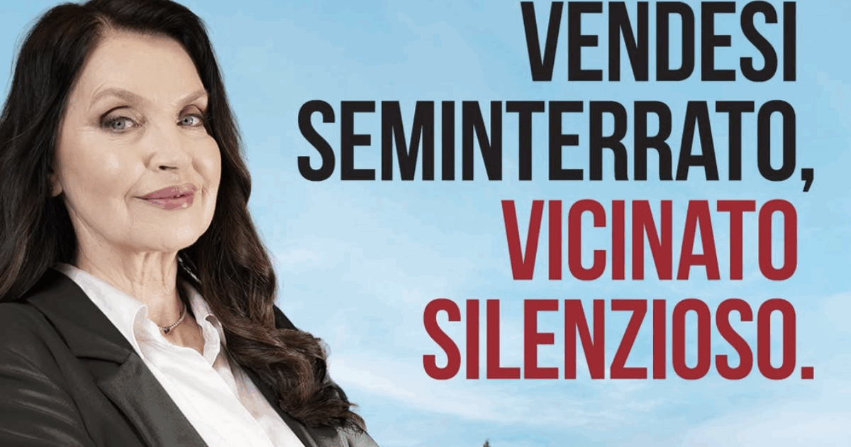 Nadia Mayer da “Casa a prima vista” a testimonial per le pompe funebri: “Vendesi seminterrato. Vicinato silenzioso” e “Vendesi Loft vista cielo”