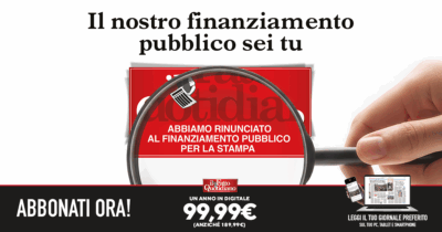 “In un Paese di liberali a parole, noi preferiamo i fatti. Rinunciamo ai fondi pubblici, ma ci serve il vostro supporto”. L’appello di Peter Gomez: abbonati al Fatto Quotidiano a un prezzo speciale