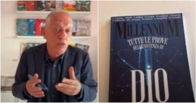 Copertina di Millennium, Peter Gomez presenta il nuovo numero: “Tutte le prove dell’esistenza di Dio”