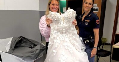 Copertina di Furto a poche ore dalle nozze sul Lago di Como: i ladri le rubano l’abito da sposa, la polizia lo ritrova in strada e salva il matrimonio