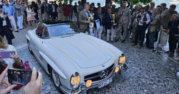 Una Mercedes 300 SL Roadster del ’63 vince la Coppa d’Oro a Villa d’Este 2026