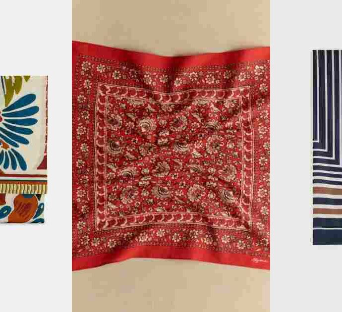 Il foulard conquista la Gen Z ed è il trend virale del momento: non più solo al collo, ora si porta come top, cintura e accessorio da borsa, i “trucchi” virali