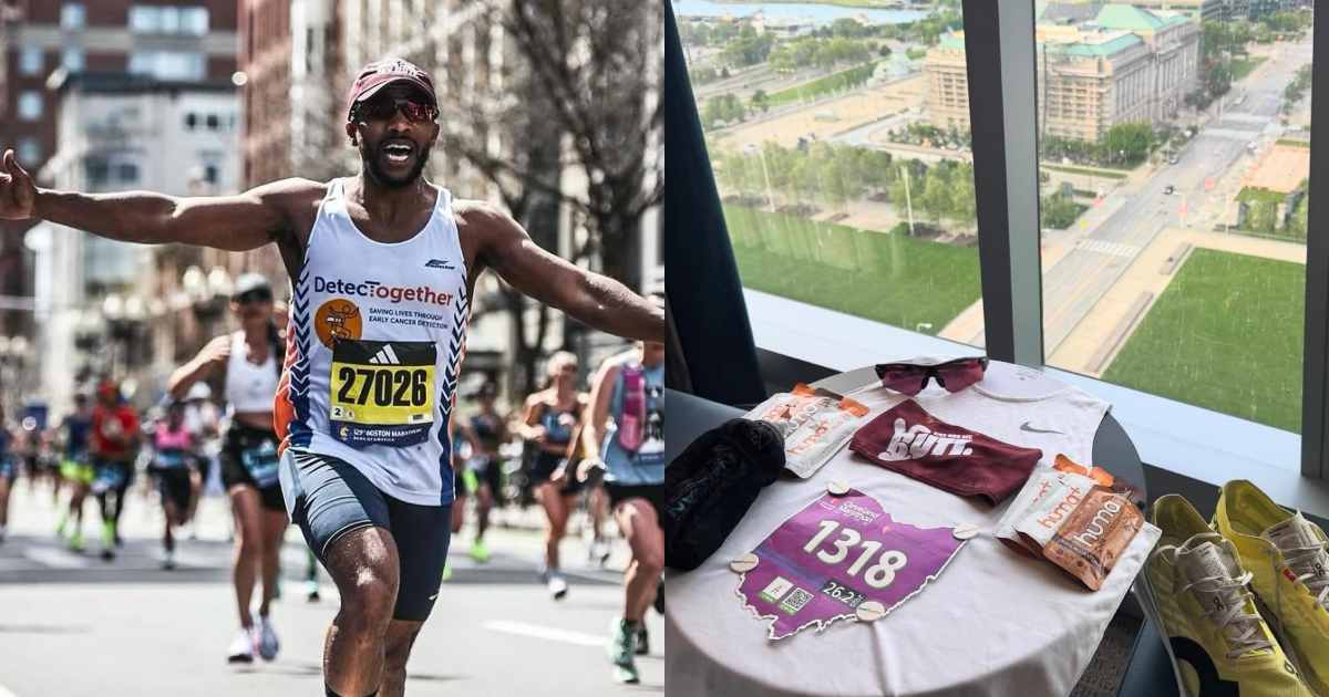 “Pensavo fossero emorroidi, mai avrei pensato al cancro”: a 35 anni si prepara per la Maratona di Boston ma scopre di avere un tumore al colon. Ora corre con il medico che lo ha salvato