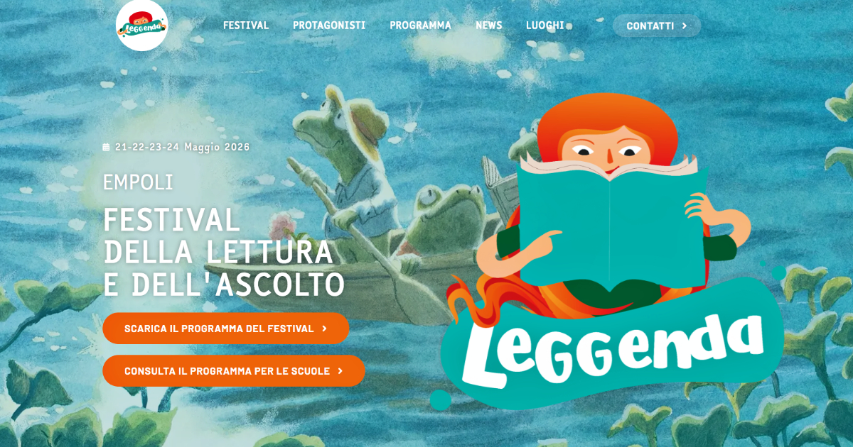 Leggenda Festival, a Empoli quattro giorni di lettura: tra gli ospiti Malvaldi, Corlazzoli e Verna. Il programma
