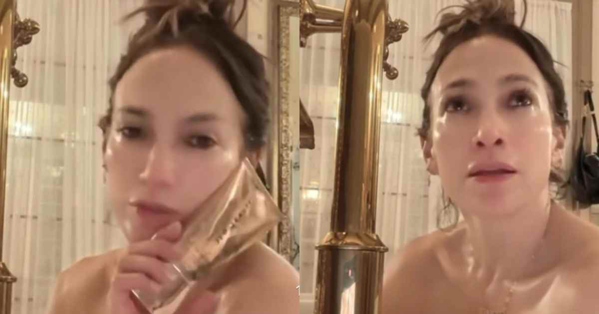 “Tra nove ore mi sveglierò e rifarò tutto da capo. La pelle perfetta te la crei ogni singolo giorno”: Jennifer Lopez si mostra senza trucco e svela i suoi “segreti” di bellezza