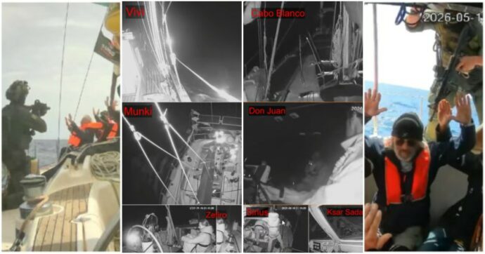 Israele intercetta la Flotilla: 40 barche abbordate a Ovest di Cipro, 10 proseguono la navigazione. Fermati 12 italiani. Il governo: “Garantire sicurezza”. M5s: “Non condannano atto di pirateria”