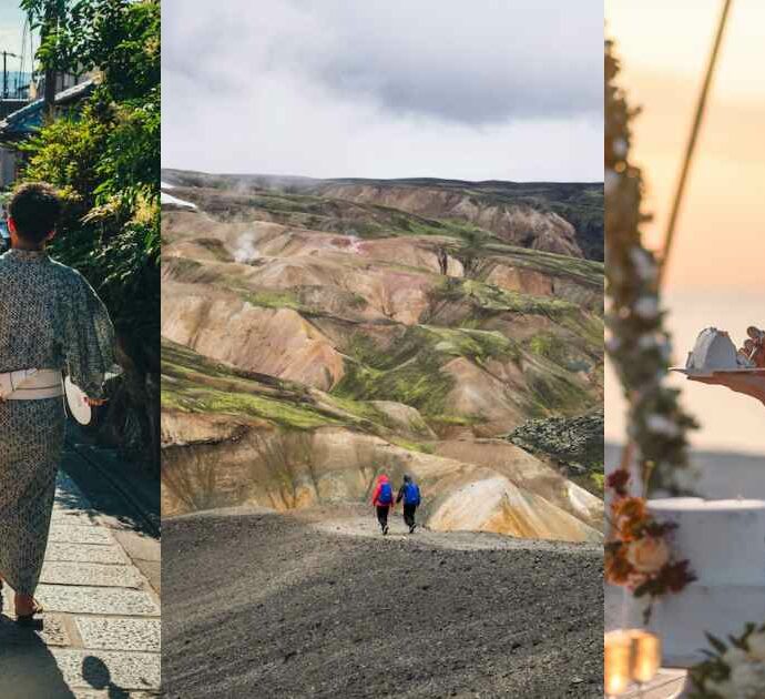 Viaggi di nozze, la guida per scegliere la meta giusta: fughe romantiche, itinerari insoliti e destinazioni da sogno senza stress per i voli