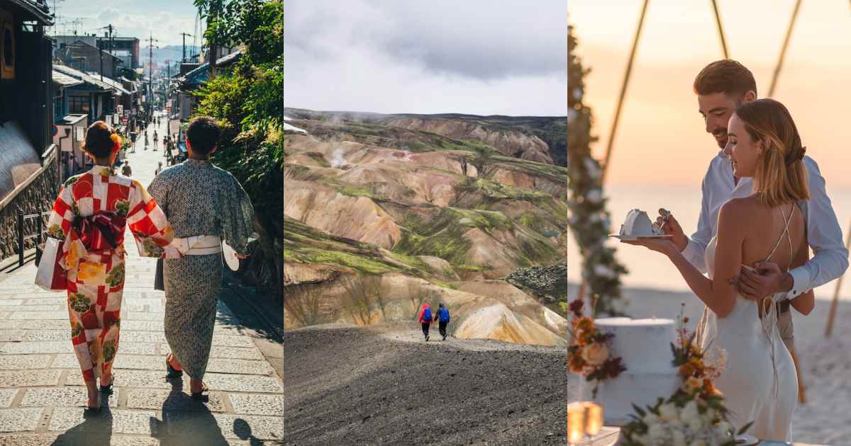 Viaggi di nozze, la guida per scegliere la meta giusta: fughe romantiche, itinerari insoliti e destinazioni da sogno senza stress per i voli