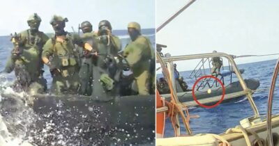 Copertina di La Flotilla fermata con gli spari