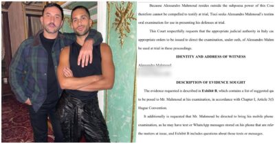 Copertina di Riccardo Tisci, spuntano le carte della causa per stupro: la difesa chiede di interrogare Mahmood come testimone