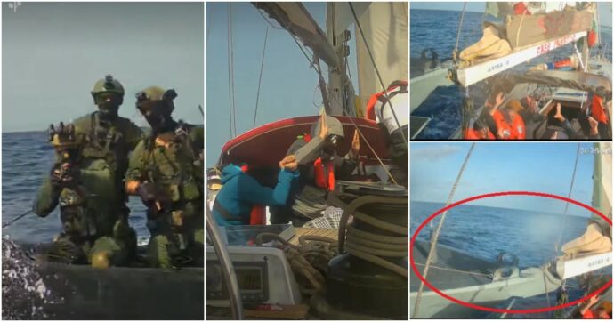 Flotilla, Israele ha bloccato tutte le barche: tra i 29 italiani fermati anche l’inviato del Fatto Mantovani e il deputato M5s Carotenuto. I militari sparano: “La Sirius è stata speronata”