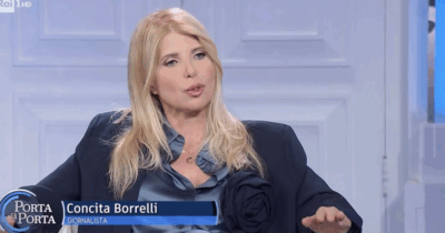 Copertina di “Chiedo scusa al pubblico per le parole sullo stupro, mi prenderò una pausa dal video”: così Concita Borelli su quanto detto a Porta a Porta. Vespa: “Frase sbagliata, dovevo intervenire”