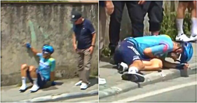 Ballerini si ritira dal Giro d’Italia: l’azzurro cade in curva e saluta la corsa dopo il successo a Napoli