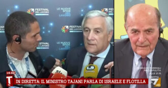 Sappino incalza Tajani: "Sospenderete gli accordi con Israele?". Il ministro non risponde e se ne va