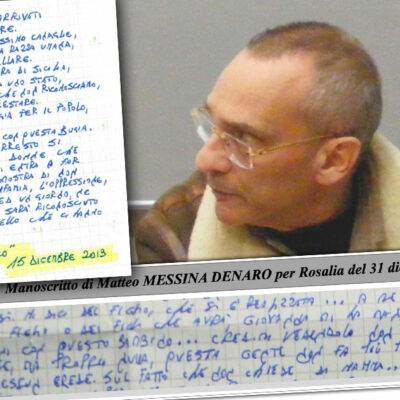 Copertina di “Essere incriminati di mafiosità è un onore”, i pizzini di Messina Denaro e il ruolo delle sorelle nella rete del boss