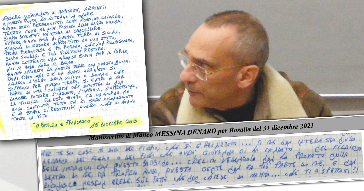 essere incriminati di mafiosit224 232 un onore i pizzini di messina denaro e il ruolo delle sorelle nella rete del boss da Ilfattoquotidiano.it essere incriminati di mafiosit224 232 un onore i pizzini di messina denaro e il ruolo delle sorelle nella rete del boss