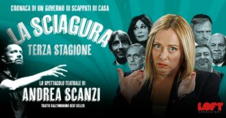 Copertina di Fdi polemizza e il sindaco Pd ritira il patrocinio alla “Sciagura” di Andrea Scanzi. Il giornalista del Fatto: “Scoprono ora che critica il governo?”