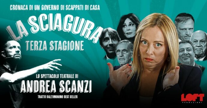Fdi polemizza e il sindaco Pd ritira il patrocinio alla “Sciagura” di Andrea Scanzi. Il giornalista del Fatto: “Scoprono ora che critica il governo?”