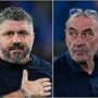 Copertina di La Lazio ha scelto Gattuso, l’Atalanta su Sarri (che però deve prima accordarsi con Lotito). Comincia il valzer delle panchine